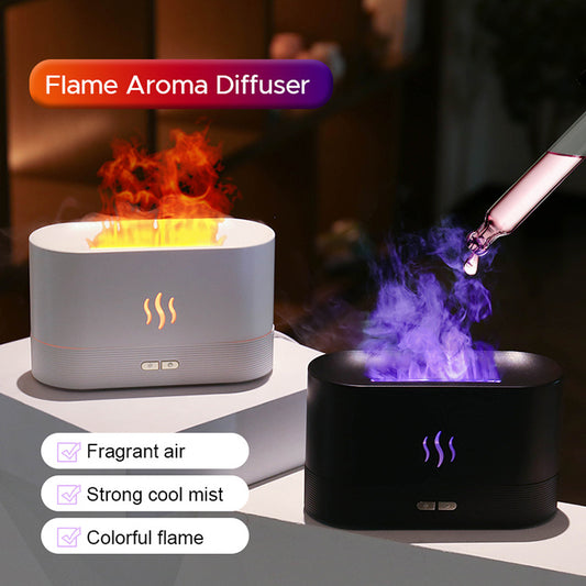 Essential Oil Fire Flame Aroma Diffuser